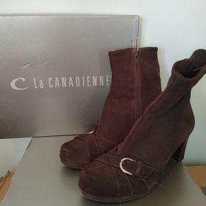 La Canadienne Brown Ankle Boots